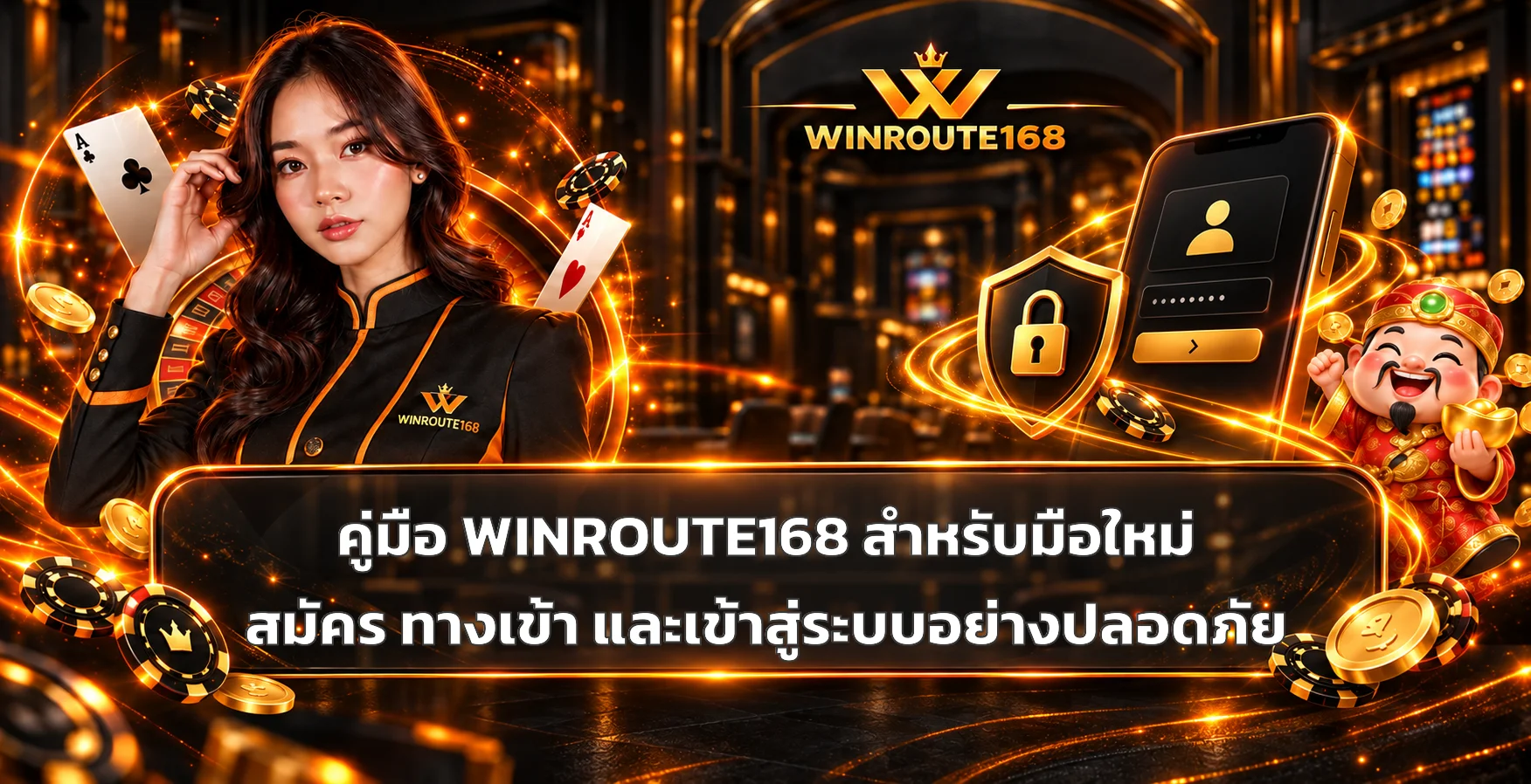 WINROUTE168 คู่มือมือถือ สมัคร ล็อกอิน ฝากถอนปลอดภัย