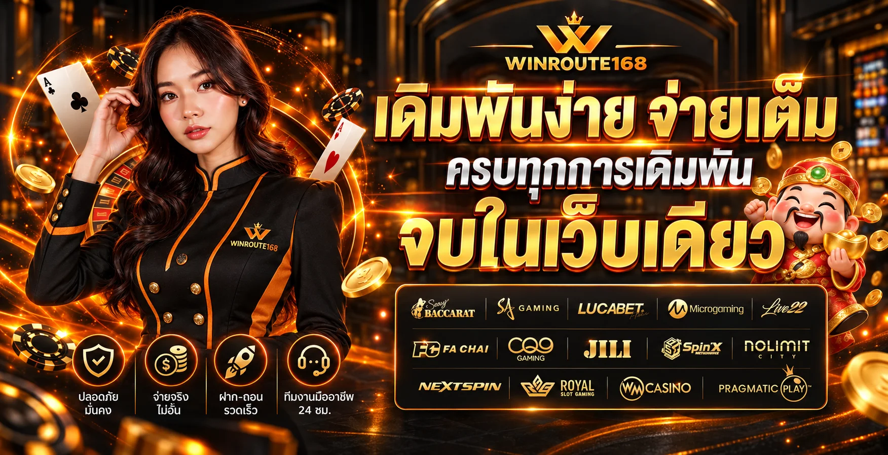 WINROUTE168 สล็อตออนไลน์จากค่ายยอดนิยม